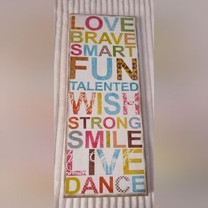 Colorful Inspirational Wall Art